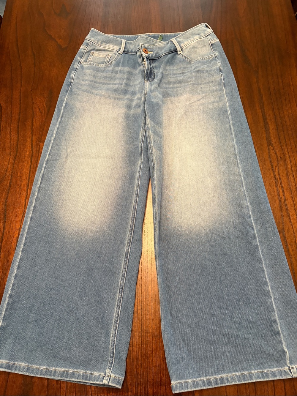 HALARA Light Blue Wide Leg Jeans